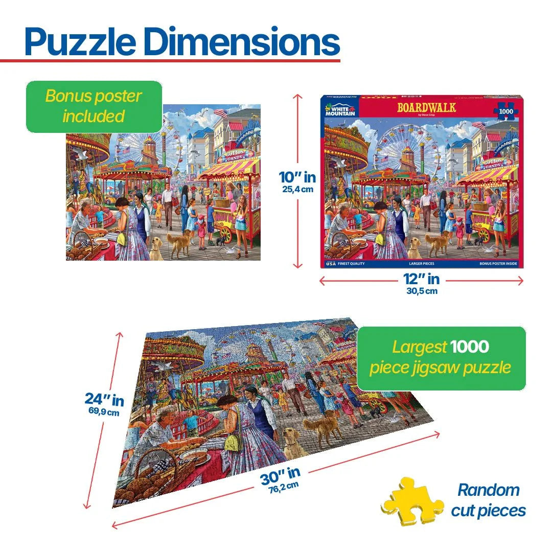 Boardwalk (1814pz) - 1000 Piece Jigsaws Puzzle