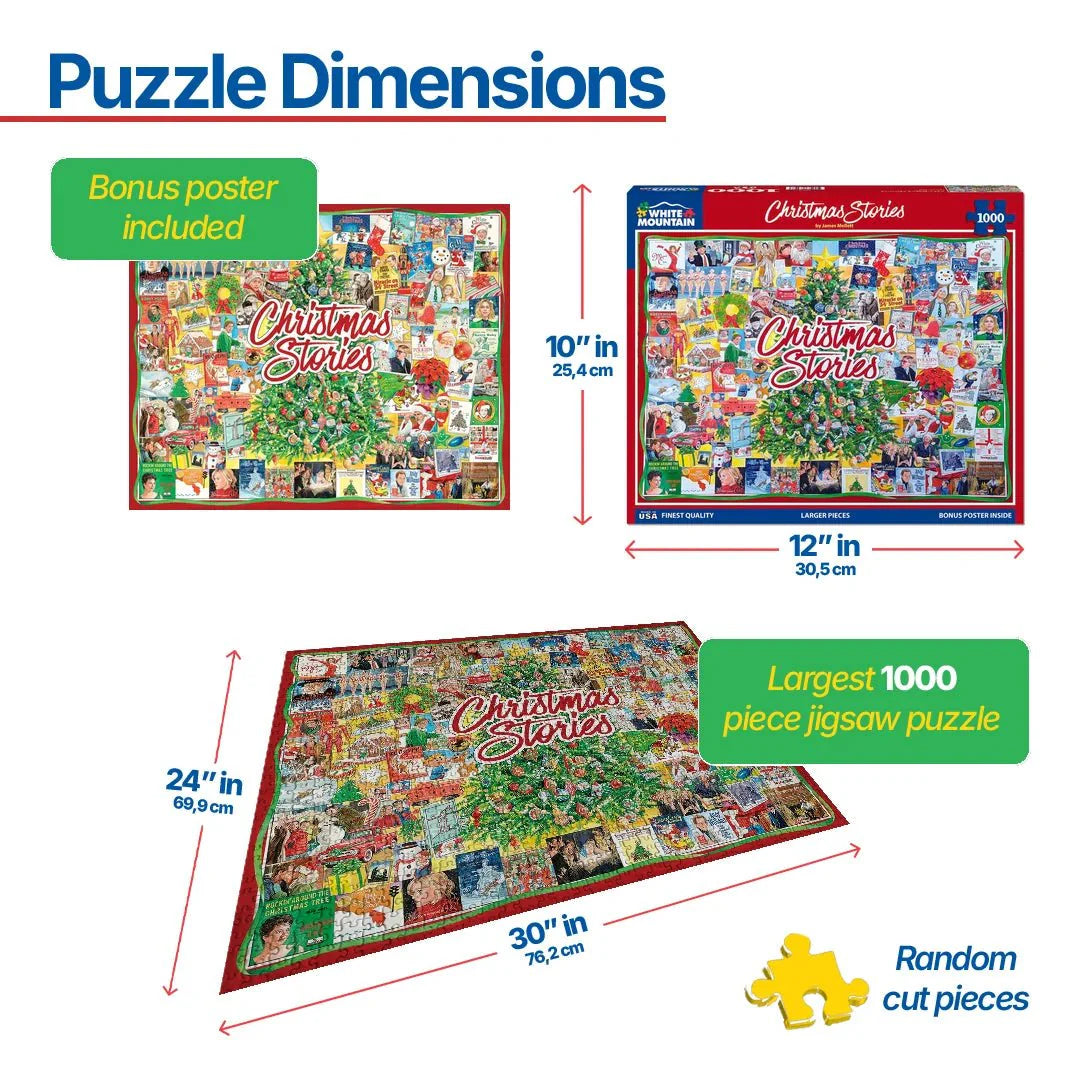 Christmas Stories (1873pz) - 1000 Piece Jigsaw Puzzle