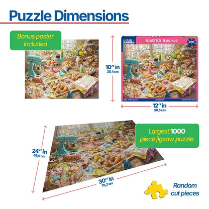 Easter Baking (2186pz) - 1000 Piece Jigsaw Puzzle