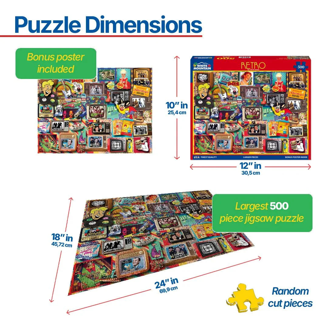Retro (1375pz) - 500 Pieces