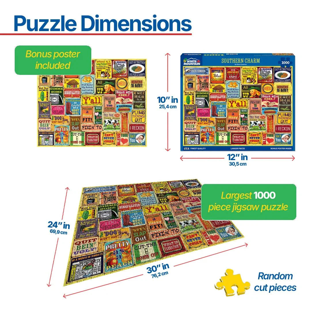 Southern Charm (2122pz) - 1000 Piece Jigsaw Puzzle
