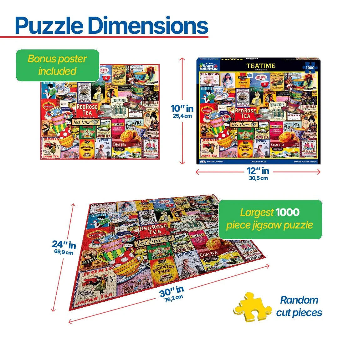 Teatime (2068pz) - 1000 Piece Jigsaw Puzzle