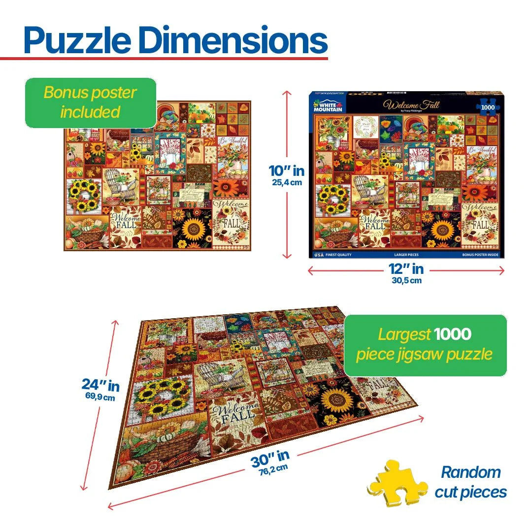 Welcome Fall (1927pz) - 1000 Piece Jigsaw Puzzle