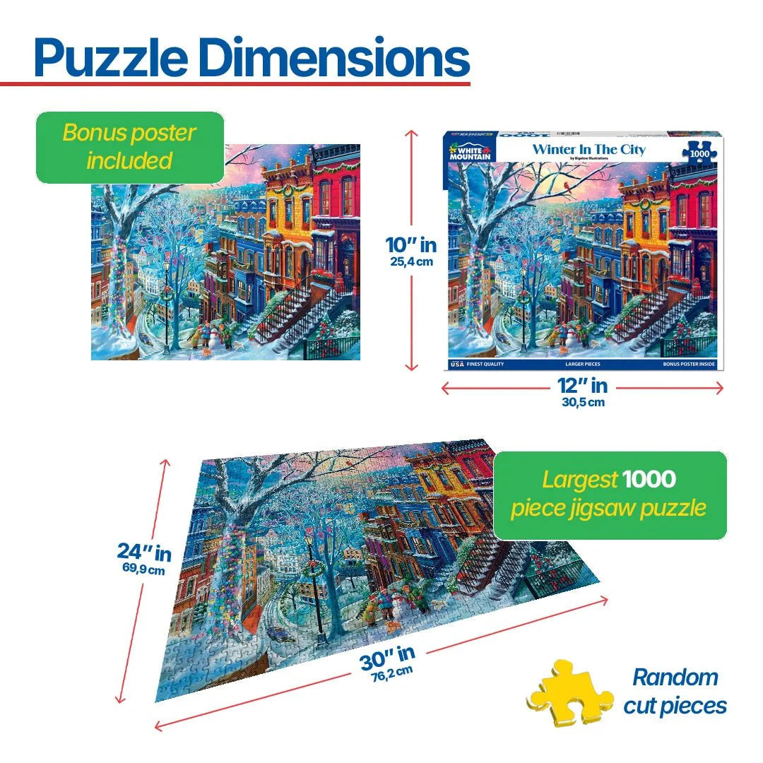 Winter In The City (2025pz) - 1000 Piece Jigsaw Puzzle